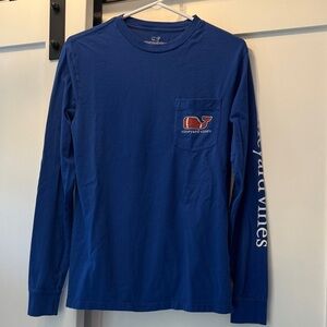 Vineyard Vines Classic Blue Long Sleeve Tee
